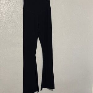 Aerie Offline Real Me High Waisted Flare Leggings Black Buttery Soft Medium